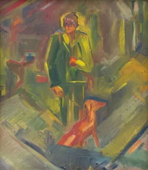 In the Bag by Arnold Peter Weisz-Kubincan Oil Painting