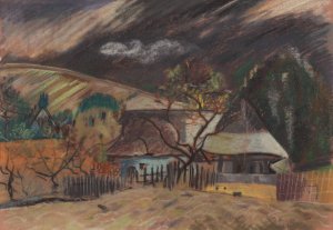 Lonely House by Arnold Peter Weisz-Kubincan Oil Painting