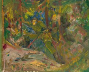 Over the Prey by Arnold Peter Weisz-Kubincan Oil Painting