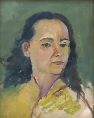 Portait of a Woman by Arnold Peter Weisz-Kubincan Oil Painting