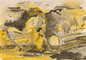 Potato Picking by Arnold Peter Weisz-Kubincan Oil Painting