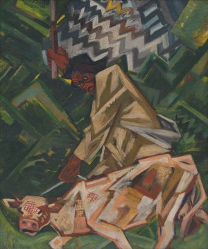 Protiven by Arnold Peter Weisz-Kubincan Oil Painting
