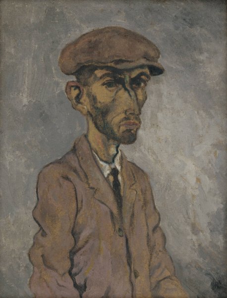 Self-Portrait  by Arnold Peter Weisz-Kubincan - Hand-Painted Oil Painting Reproduction