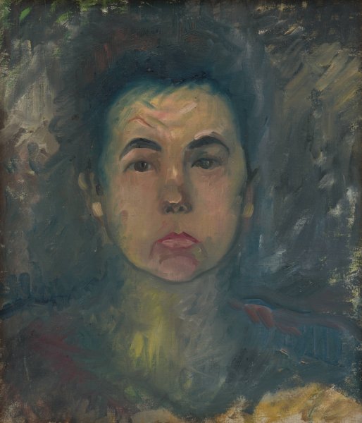 Woman's Bust  by Arnold Peter Weisz-Kubincan - Hand-Painted Oil Painting Reproduction