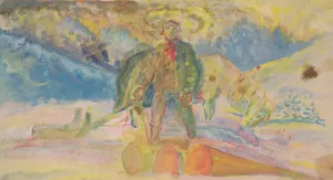 Zvazanie dreva by Arnold Peter Weisz-Kubincan Oil Painting