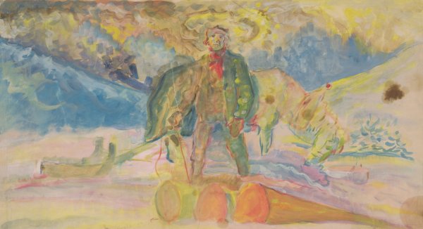 Main Product Photo of Zvazanie dreva  Painting by Arnold Peter Weisz-Kubincan