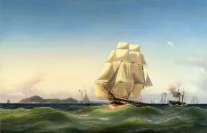 Seascape by Arnold Plagemann Oil Painting