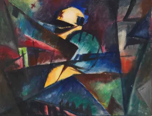 Ohne Titel by Arnold Topp Oil Painting