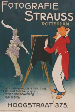 Photography Strauss Rotterdam by Arnold Van Roessel Oil Painting