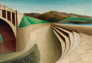 Landscape by Arnold Wiltz Oil Painting
