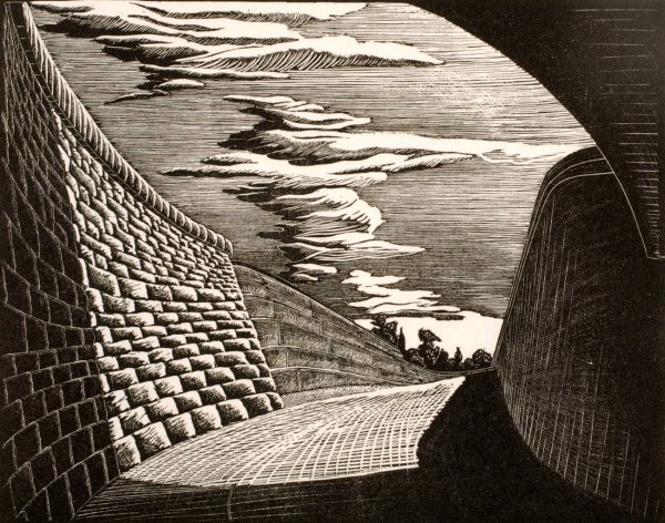 Main Product Photo of Spillway  Painting by Arnold Wiltz