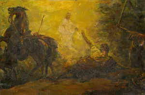 Conversion Of Paul Oil painting by Arpad Feszty