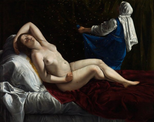 Main Product Photo of Danae  Painting by Artemisia Gentileschi