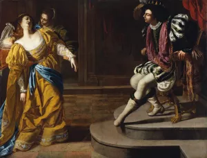 Esther before Ahasuerus by Artemisia Gentileschi Oil Painting