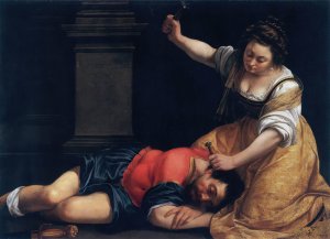 Jael and Sisera by Artemisia Gentileschi Oil Painting