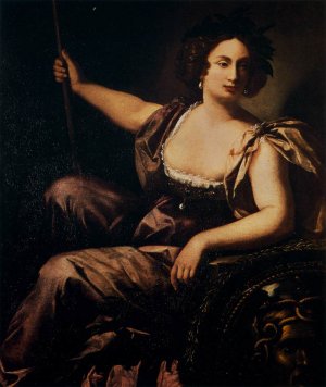 Minerva by Artemisia Gentileschi Oil Painting