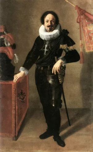 Portrait of a Condottiero Oil painting by Artemisia Gentileschi