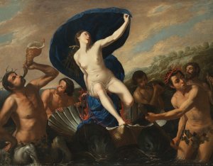 The Triumph of Galatea by Artemisia Gentileschi Oil Painting