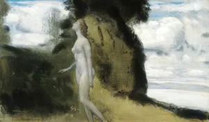 A Measure of Dreams by Arthur B. Davies - Oil Painting Reproduction