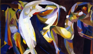 Dances Oil painting by Arthur B. Davies