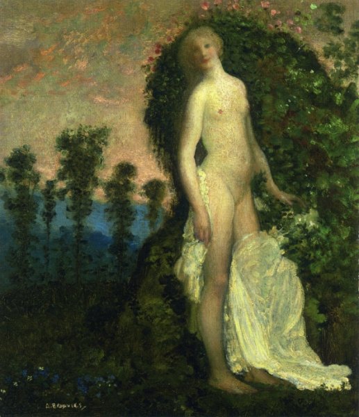 Main Product Photo of Daughter of Persephone Painting by Arthur B. Davies