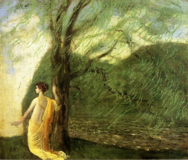 Main Product Photo of The Myth of Persephone Painting by Arthur B. Davies