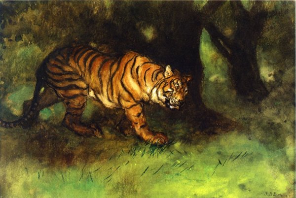 Main Product Photo of The Tiger Painting by Arthur B. Davies