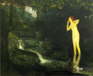 Whither Away by Arthur B. Davies Oil Painting