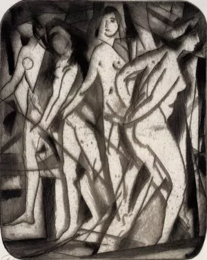 Andante by Arthur Bowen Davies Oil Painting
