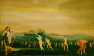 Elysian Fields by Arthur Bowen Davies Oil Painting