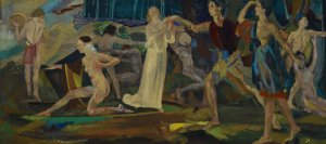 Freshness of the Wounded by Arthur Bowen Davies Oil Painting