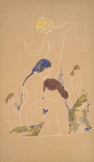 Growth of Spring by Arthur Bowen Davies Oil Painting