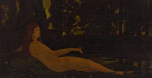 Semele or Fireflies  by Arthur Bowen Davies Oil Painting