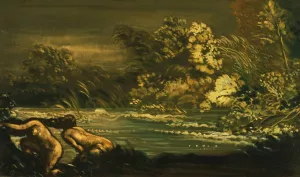 The Flood by Arthur Bowen Davies Oil Painting