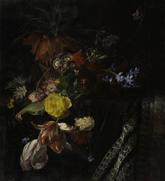 Main Product Photo of Le panier de fleurs  Painting by Arthur Chaplin