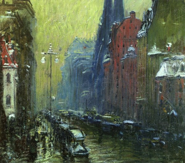 Main Product Photo of Fifth Avenue Painting by Arthur Clifton Goodwin