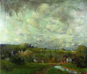 Saugus Marshes painting by Arthur Clifton Goodwin