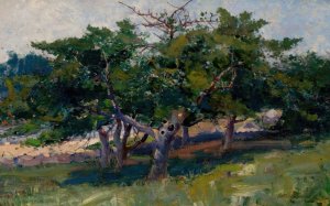 Landscape with Trees by Arthur Cumming Oil Painting