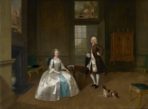 Mr And Mrs Atherton by Arthur Devis Oil Painting