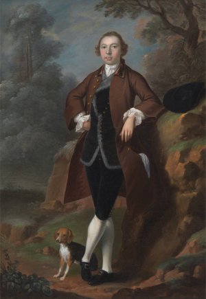 William Farington Of Shawe Hall, Lancashire by Arthur Devis Oil Painting