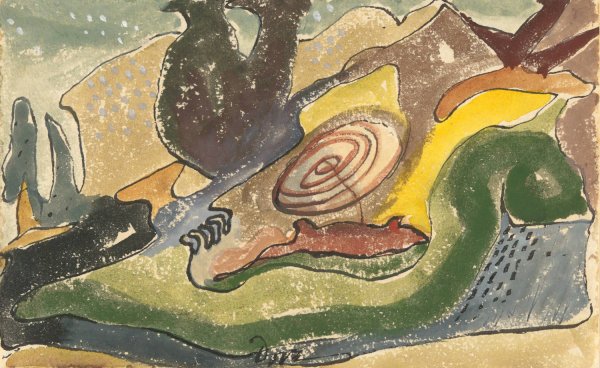 Beach  by Arthur Dove - Hand-Painted Oil Painting Reproduction
