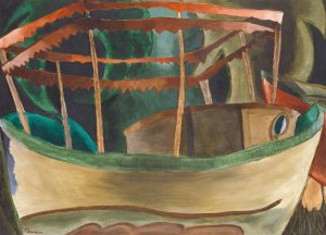 Fishboat by Arthur Dove Oil Painting