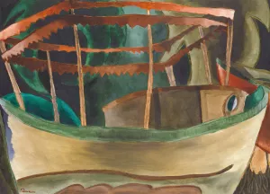 Fishboat by Arthur Dove Oil Painting