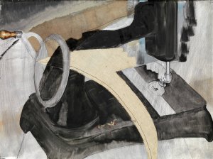 Hand Sewing Machine by Arthur Dove Oil Painting