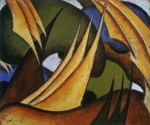 Sails by Arthur Dove Oil Painting