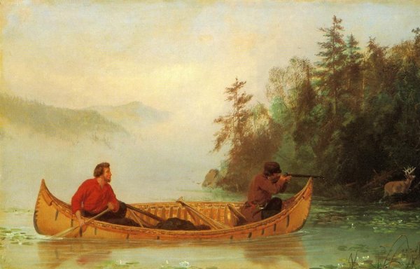 Main Product Photo of Deer Driving Painting by Arthur Fitzwilliam Tait