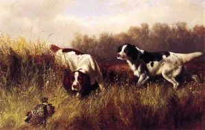 Prarie Shooting: Find Him by Arthur Fitzwilliam Tait - Oil Painting Reproduction