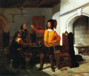 William Dodge as Pistol Oil painting by Arthur Fitzwilliam Tait