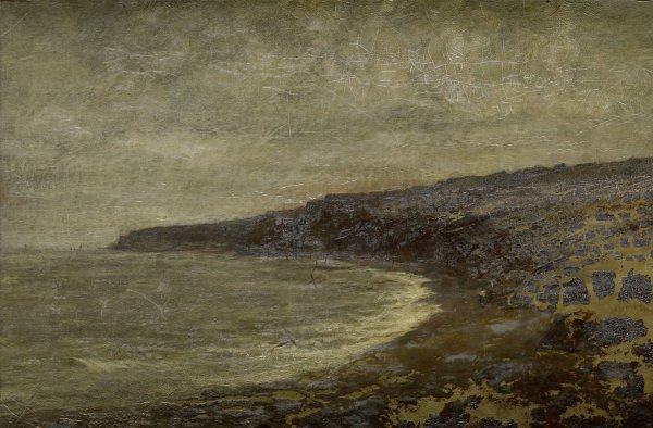 The Lonesome Bay  by Arthur Hawksley - Hand-Painted Oil Painting Reproduction