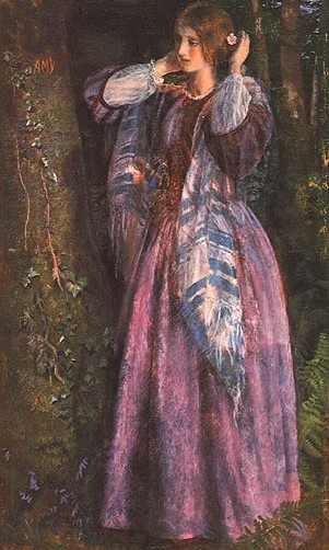 Amy Study by Arthur Hoeber - Hand-Painted Oil Painting Reproduction